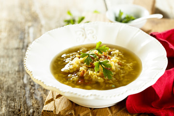 Lentil soup