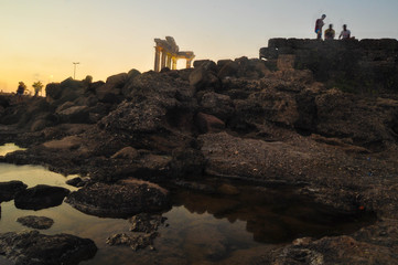 Fototapeta premium Der Tempel von Apollo in Side, Türkei