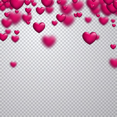 Love valentine's background with hearts.