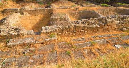 Archaeological excavations in Hersonissos.