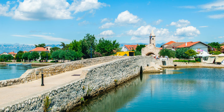 Entrance to the historic city of Nin, Croatia