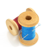 spool of thread isolated on white