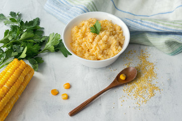 Corn porridge