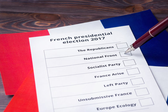 Presidential election 2017 in French Republic. Selection of a candidate France's far-right National Front party.