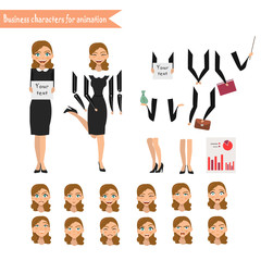 Business Woman for animation