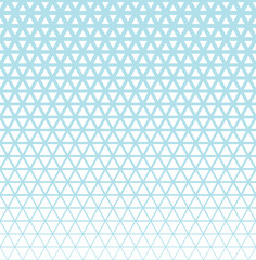 Fototapeta premium Abstract geometric blue graphic design triangle halftone pattern