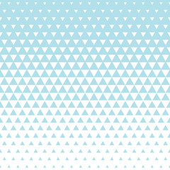 Abstract blue geometric hipster fashion design print halftone triangle pattern