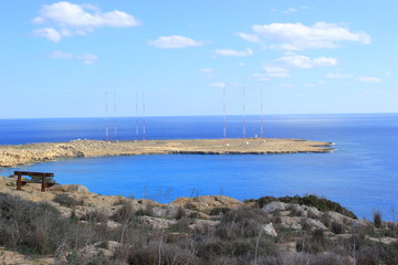 Fototapeta na wymiar Zypern: Blick auf das berühmte Kap Greco