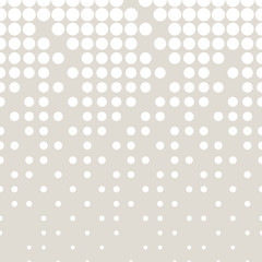 Abstract geometric subtle deco art halftone circle pattern