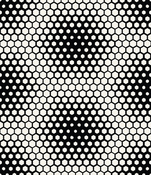 abstract geometric graphic seamless hexagon pattern background