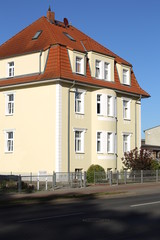 Historical house in Greifswald, Mecklenburg-West Pomerania, Germany