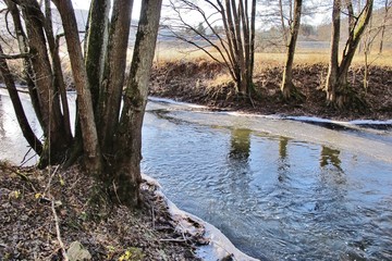 Winterlicher Fluss
