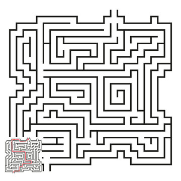 Vector Maze with Answer 39
