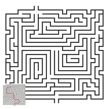 Vector Maze with Answer 40