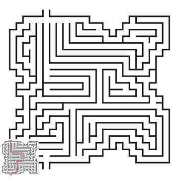 Vector Maze with Answer 41
