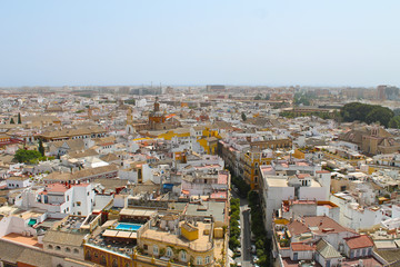 Panorámica de Sevilla, España