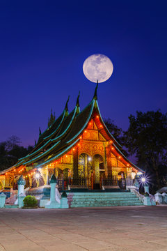 Xieng Thong temple landmark of Luang Prabang, Laos