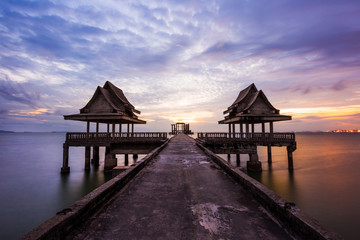 Obraz premium Djittapawan Buddhist Temple, Chon Buri Province, Thailand