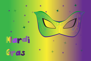 Picture ready for use in Mardi Gras thematic