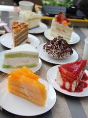 a group of cake for tear time