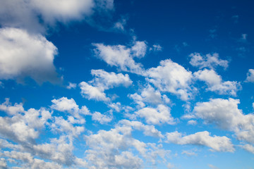 Naklejka na ściany i meble blue sky and clouds background. 