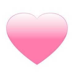 Pink heart vector