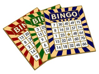 Bingo cards. 