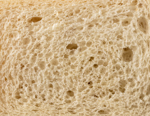 texture of the baked product closeup