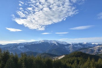 Fototapeta premium Iezer mountains in romania