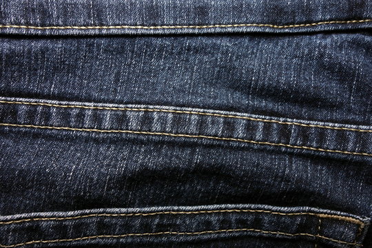 Navy blue jeans texture