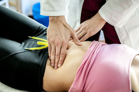 visita medica addome