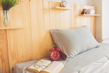 book and bed