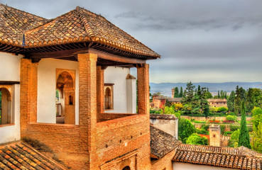 Fototapeta na wymiar Generalife Palace in Granada, Spain