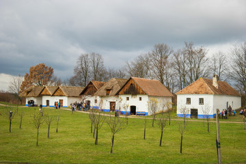 Open air museum of vernacular architecture in Straznice, Czech Republic