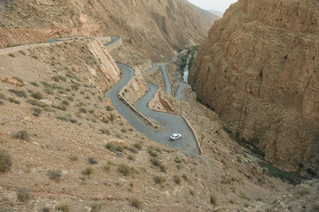 road in High Atlas moroccan