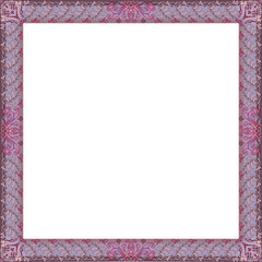 Ethnic bohemian frame design. Vintage decor