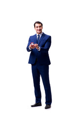 Romantic concept with man making marriage proposal