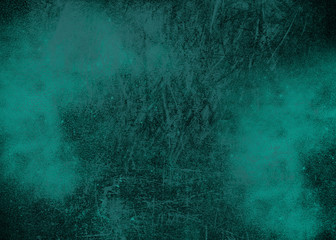 Black and emerald green textured abstract background
