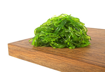 Japanese Cuisine - Chuka Seaweed Salad with sesame seeds. Close