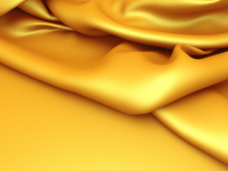Smooth elegant golden cloth background