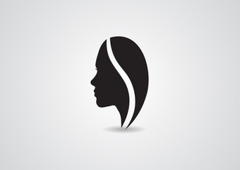 vector women silhouette beauty female logo lady icon - 133419461