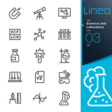 Lineo - Science and Laboratory line icons