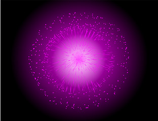 fireworks purple