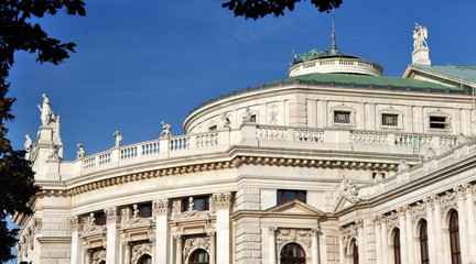 Prachtvolle Fassade des Wiener Burgtheaters