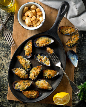 Baked Mussels