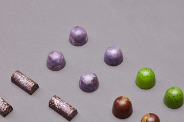 Colorful candies background