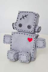 Soft Robot Toy on white