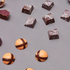 Colorful candies background
