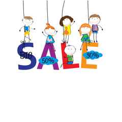 Happy boys and girls