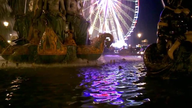 Cinemagraph fountain motion water wheel 